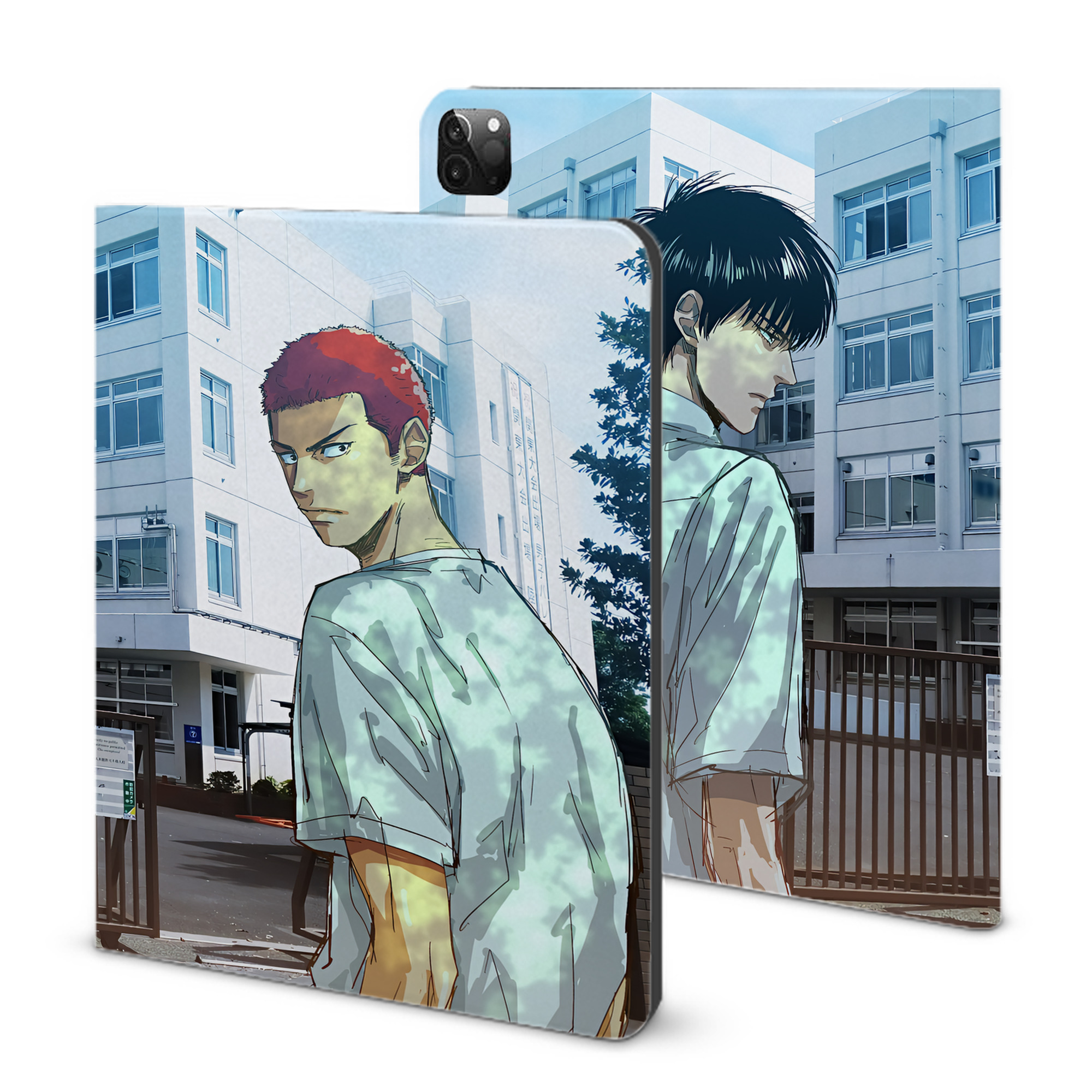 （画像用） SLAM DUNK／スラムダンク IPadケース ペンホルダー付き ブックスタイルデザイン